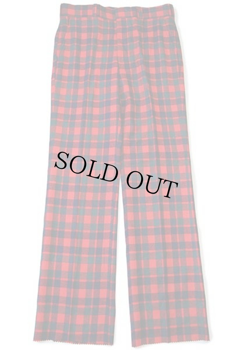 画像2: デッドストック★70s USA製 PENDLETONペンドルトン タータンチェック スラックス ウールパンツ 35 (2)