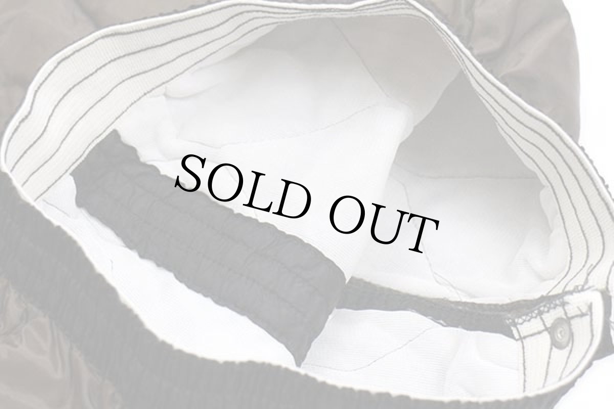 画像6: 80s UNKNOWN ナイロン キルティング ライナーパンツ 焦げ茶 (6)