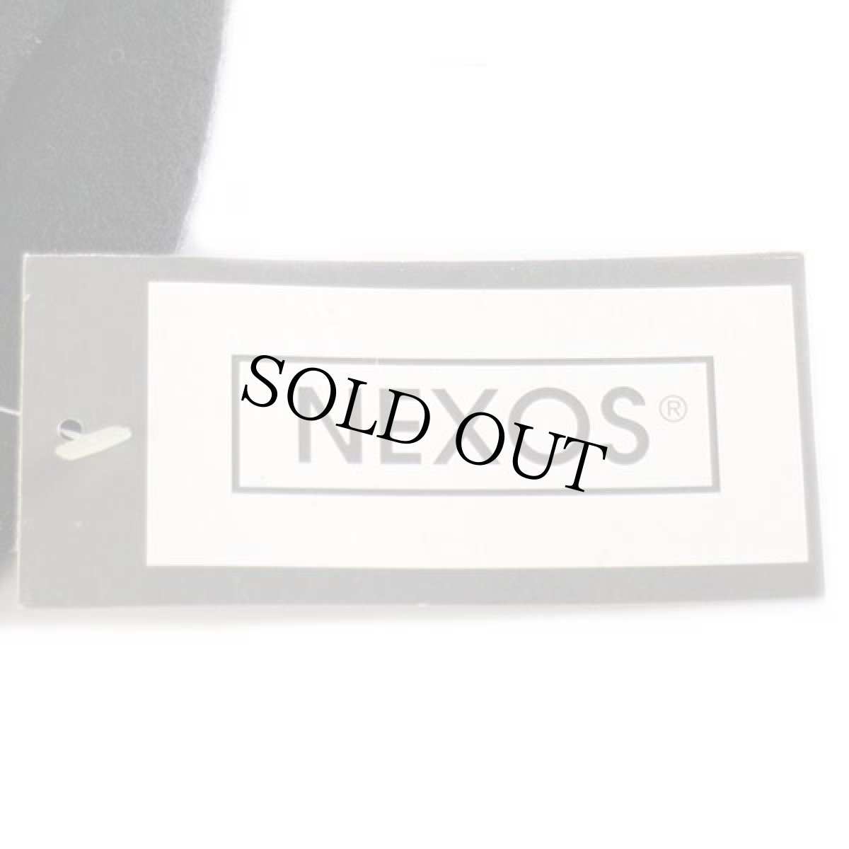 画像5: デッドストック★イタリア製 NEXOS ロール ローゲージ ウール ニットキャップ 黒 (5)