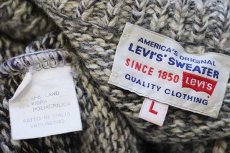 画像4: 90s イタリア製 Levi'sリーバイス シェットランドウール×アクリルニット セーター ミックス L★ユーロ (4)