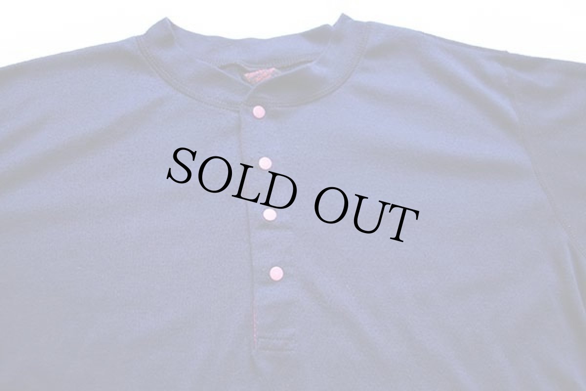 画像3: 80s USA製 patagoniaパタゴニア WALLACE BERRRY CAPILENEキャプリーン ヘンリーネック アンダーシャツ 紺 M (3)