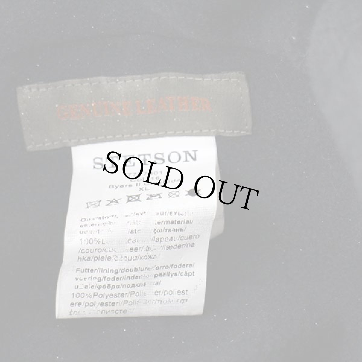 画像7: STETSONステットソン Byers II Cowhide 耳当て付き フリースライナー カウハイド レザーキャップ 黒 XL (7)