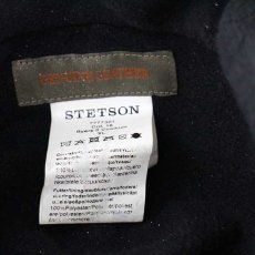 画像7: STETSONステットソン Byers II Cowhide 耳当て付き フリースライナー カウハイド レザーキャップ 黒 XL (7)