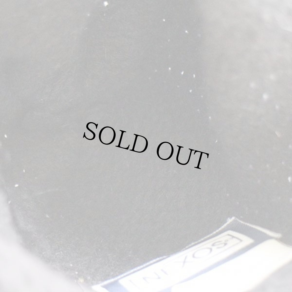 画像7: デッドストック★イタリア製 NEXOS ロール ローゲージ ウール ニットキャップ 黒 (7)