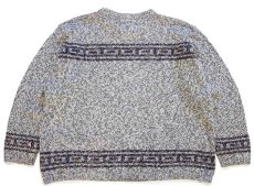画像2: 90s イタリア製 Levi'sリーバイス シェットランドウール×アクリルニット セーター ミックス L★ユーロ (2)