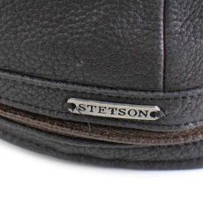 画像8: STETSONステットソン Byers II Cowhide 耳当て付き フリースライナー カウハイド レザーキャップ 黒 XL (8)