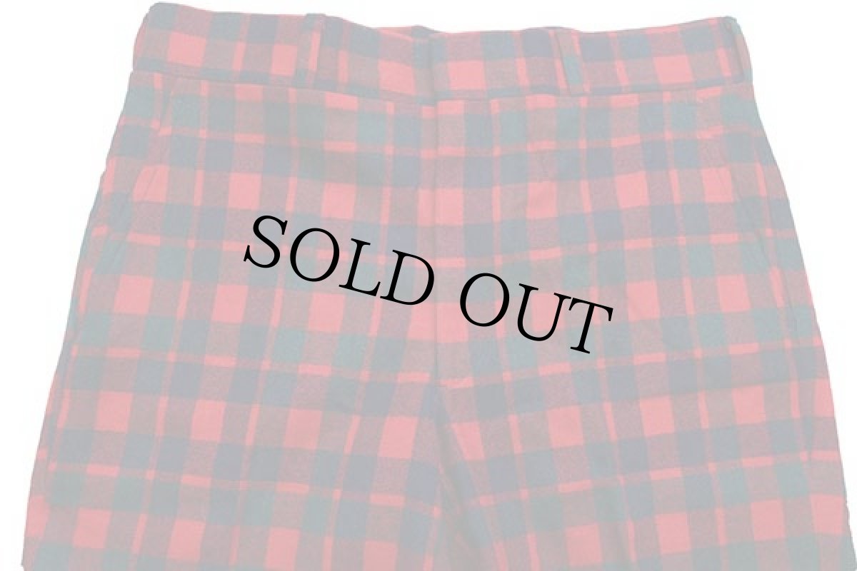 画像4: デッドストック★70s USA製 PENDLETONペンドルトン タータンチェック スラックス ウールパンツ 35 (4)