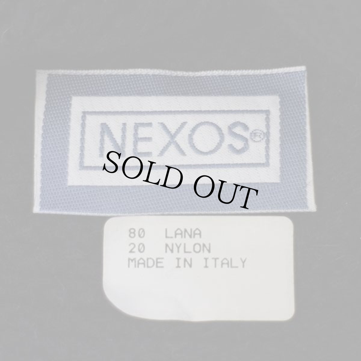 画像6: デッドストック★イタリア製 NEXOS ロール ローゲージ ウール ニットキャップ 黒 (6)