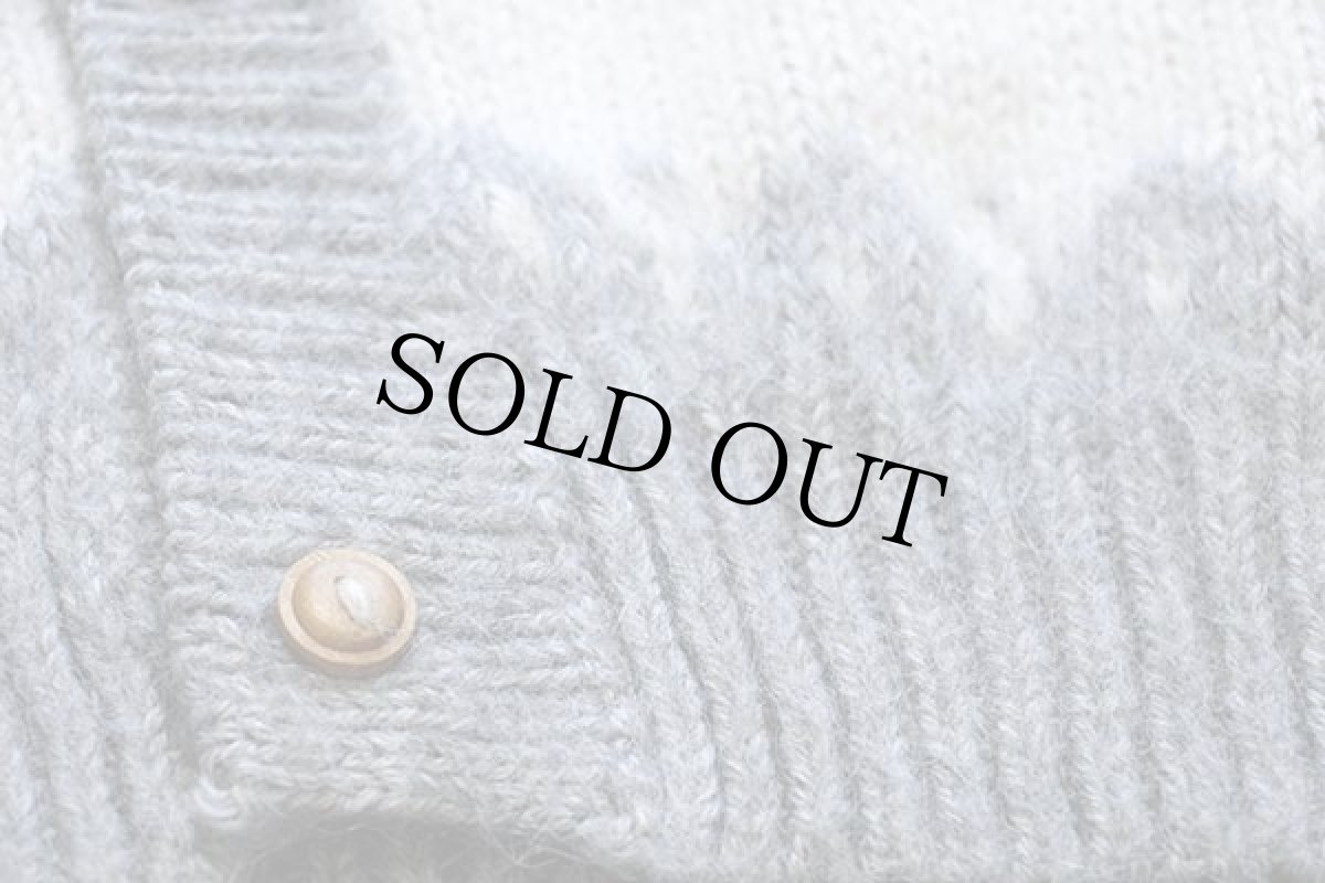 画像5: ペルー製 ノルディック柄 アルパカ ハンドニット カーディガン (5)