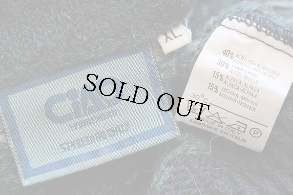 画像4: 90s イタリア製 CiAO ノルディック柄 アクリル×ウール×アルパカ×モヘヤニット セーター XL (4)