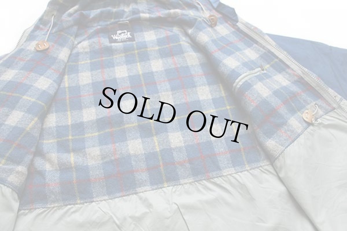 画像5: 80s Woolrichウールリッチ タータンチェック ウールライナー マウンテンパーカー 薄紺 (5)