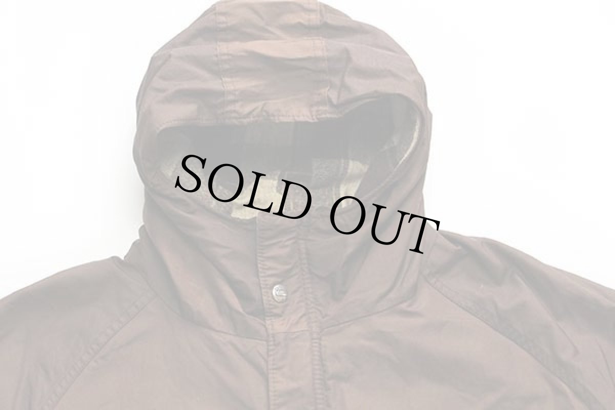 画像3: 70s USA製 Woolrichウールリッチ チェック ウールライナー マウンテンパーカー 焦げ茶 L (3)