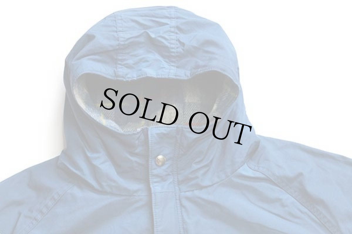 画像3: 80s Woolrichウールリッチ タータンチェック ウールライナー マウンテンパーカー 薄紺 (3)