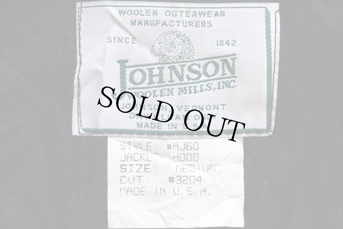 画像4: 90s USA製 JOHNSONジョンソン バッファローチェック キルティングライナー ウール マウンテンパーカー 赤×黒 M (4)