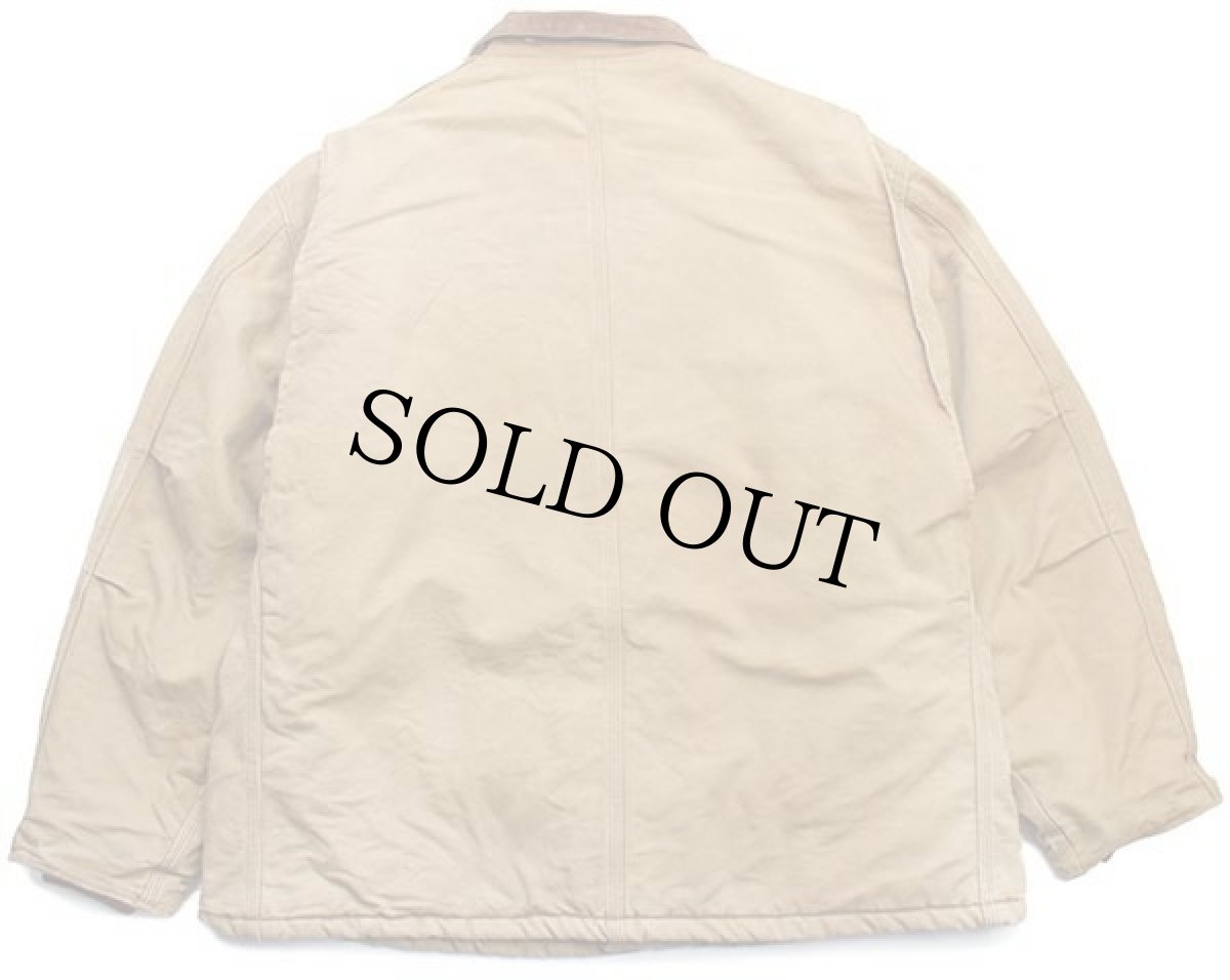 画像2: carharttカーハート キルティングライナー ダック地 トラディショナルコート 茶★特大 (2)