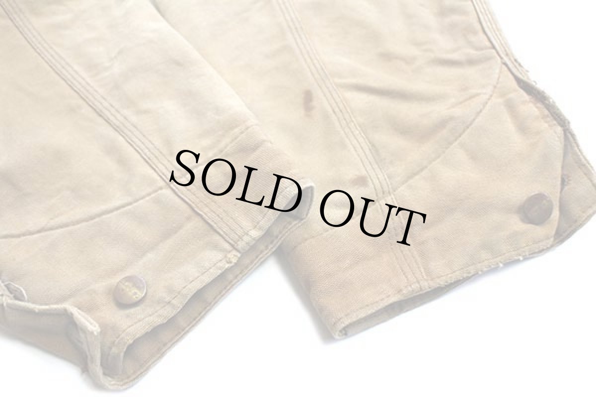 画像10: 70s USA製 carharttカーハート ブランケットライナー ダック地 チョアコート カバーオール ボロ 茶 フェード 54L★特大 (10)