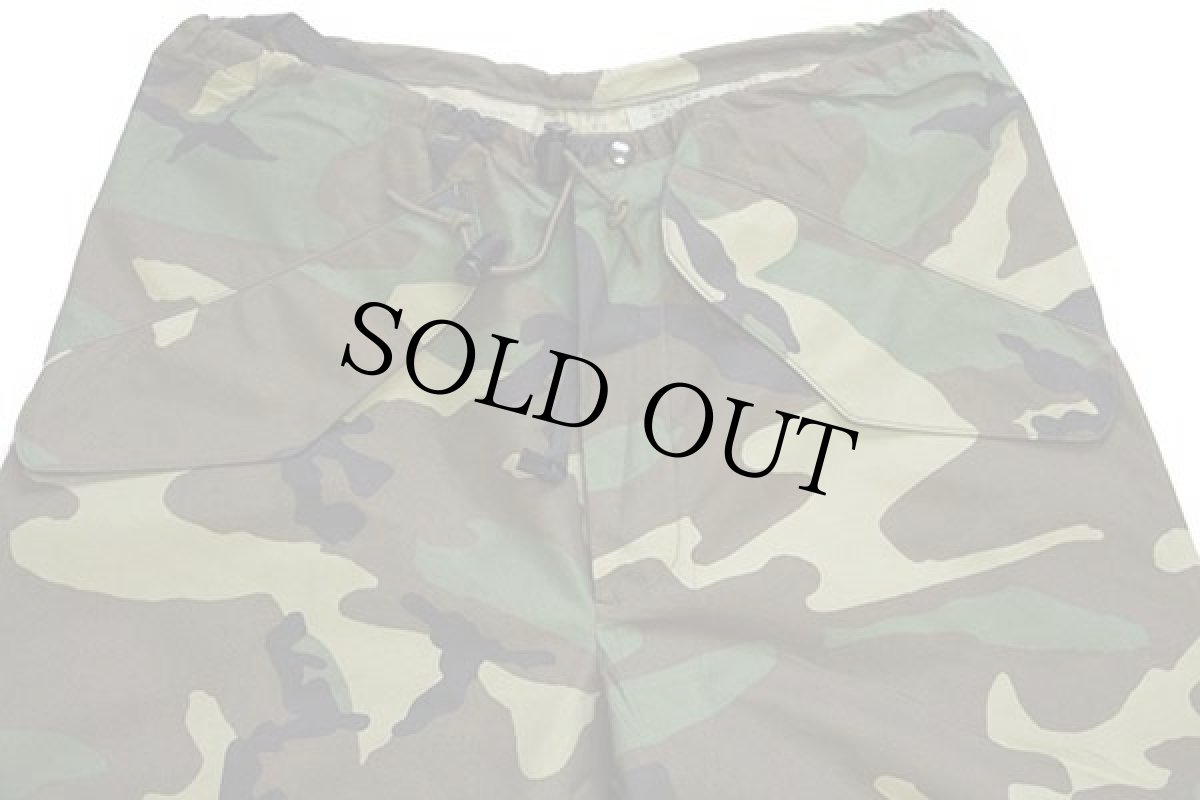 画像4: 90s 米軍 U.S.ARMY ECWCS GEN1 ウッドランドカモ GORE-TEXゴアテックス ナイロン オーバーパンツ S-S (4)