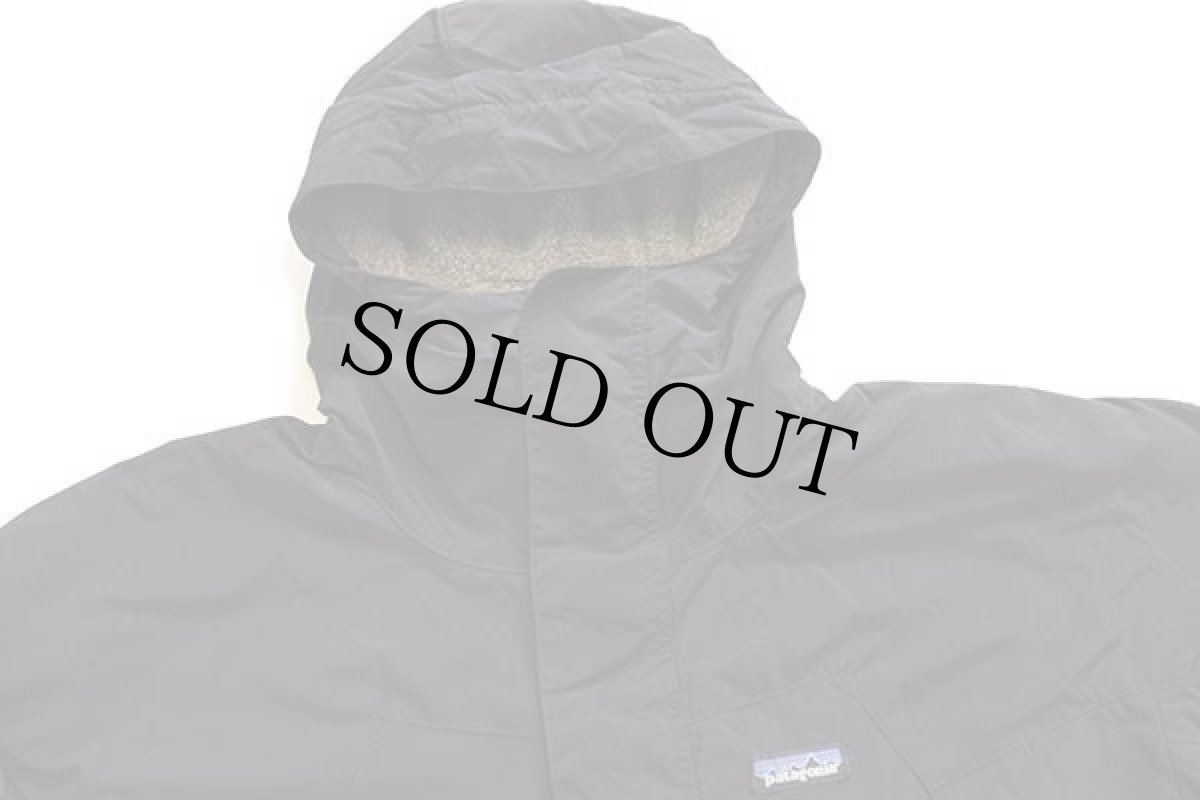 画像4: 90s patagoniaパタゴニア パイル フリースライナー ナイロン インファーノジャケット 黒 S (4)