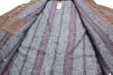 画像5: 00s USA製 carharttカーハート ブランケットライナー ダック地 チョアコート カバーオール 焦げ茶 3XL★特大 (5)