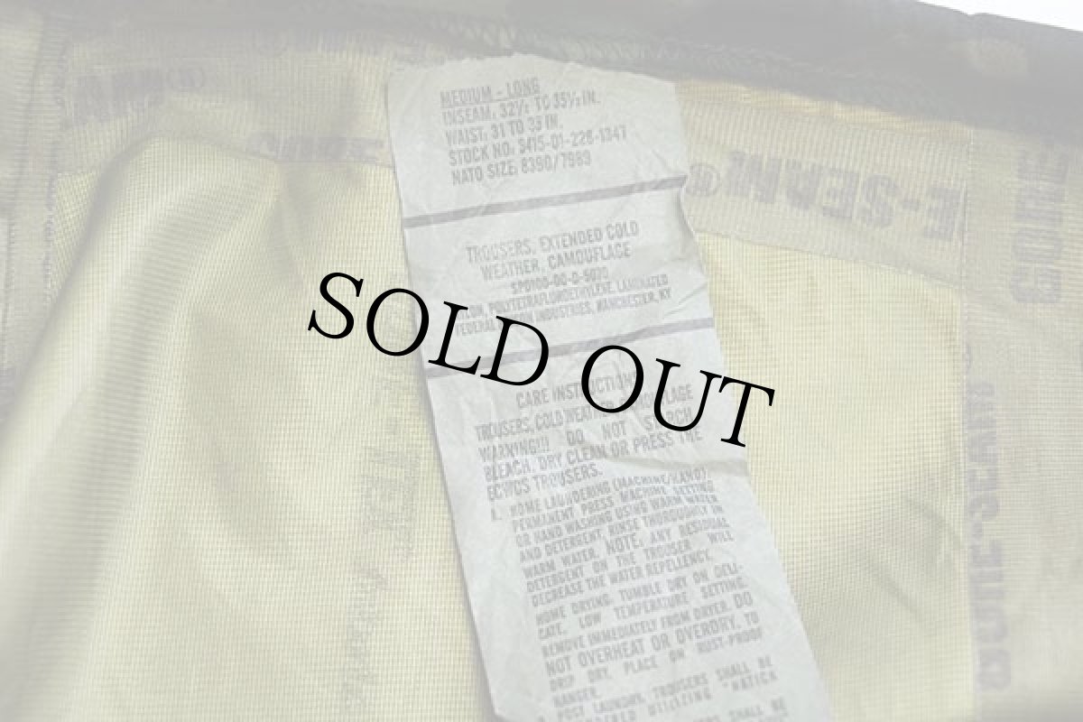 画像6: 00s 米軍 U.S.ARMY ECWCS GEN1 ウッドランドカモ GORE-TEXゴアテックス ナイロン オーバーパンツ M-L★08 (6)