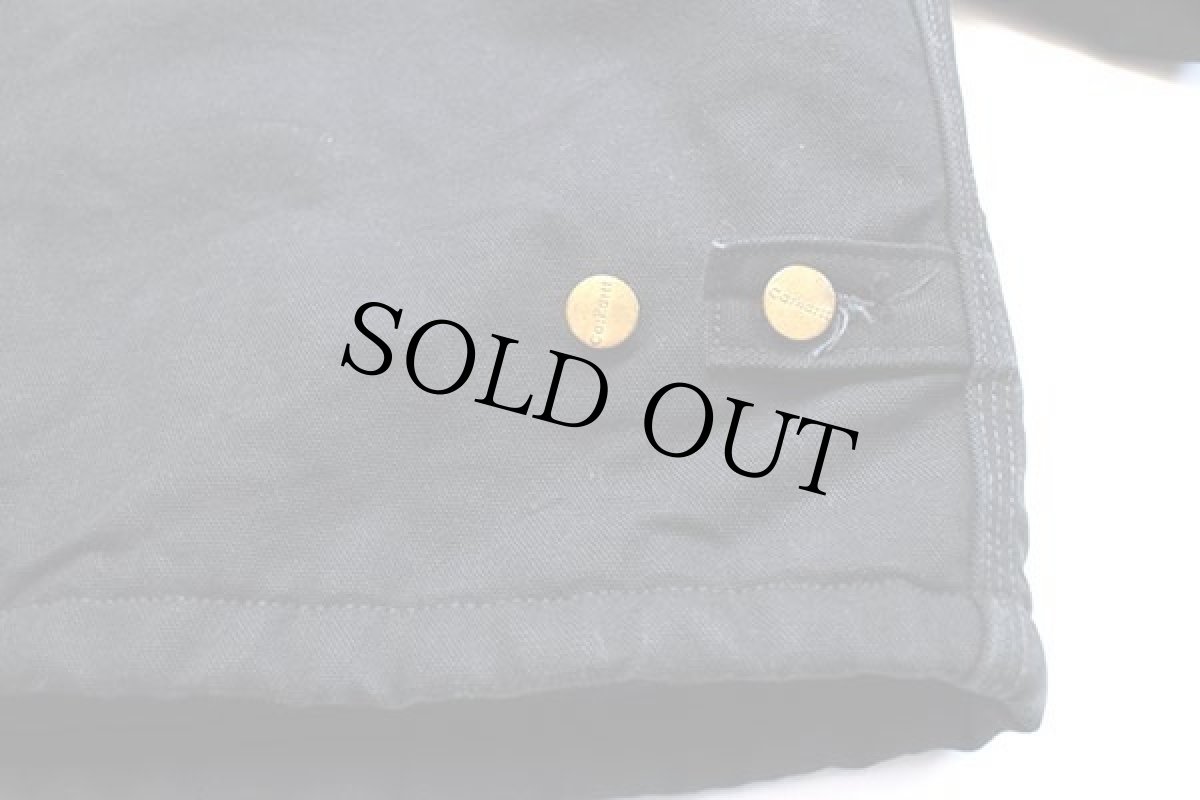 画像6: メキシコ製 carharttカーハート miller TRUCK LINES 刺繍 キルティングライナー ダック地 トラディショナルジャケット 黒 2XL★特大 (6)