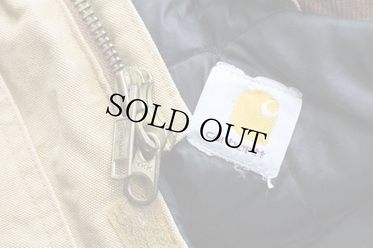 画像4: carharttカーハート キルティングライナー ダック地 トラディショナルコート 茶★特大 (4)