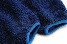 画像4: 90s USA製 patagoniaパタゴニア グリセード リバーシブル フリースジャケット 紺×紫 S (4)