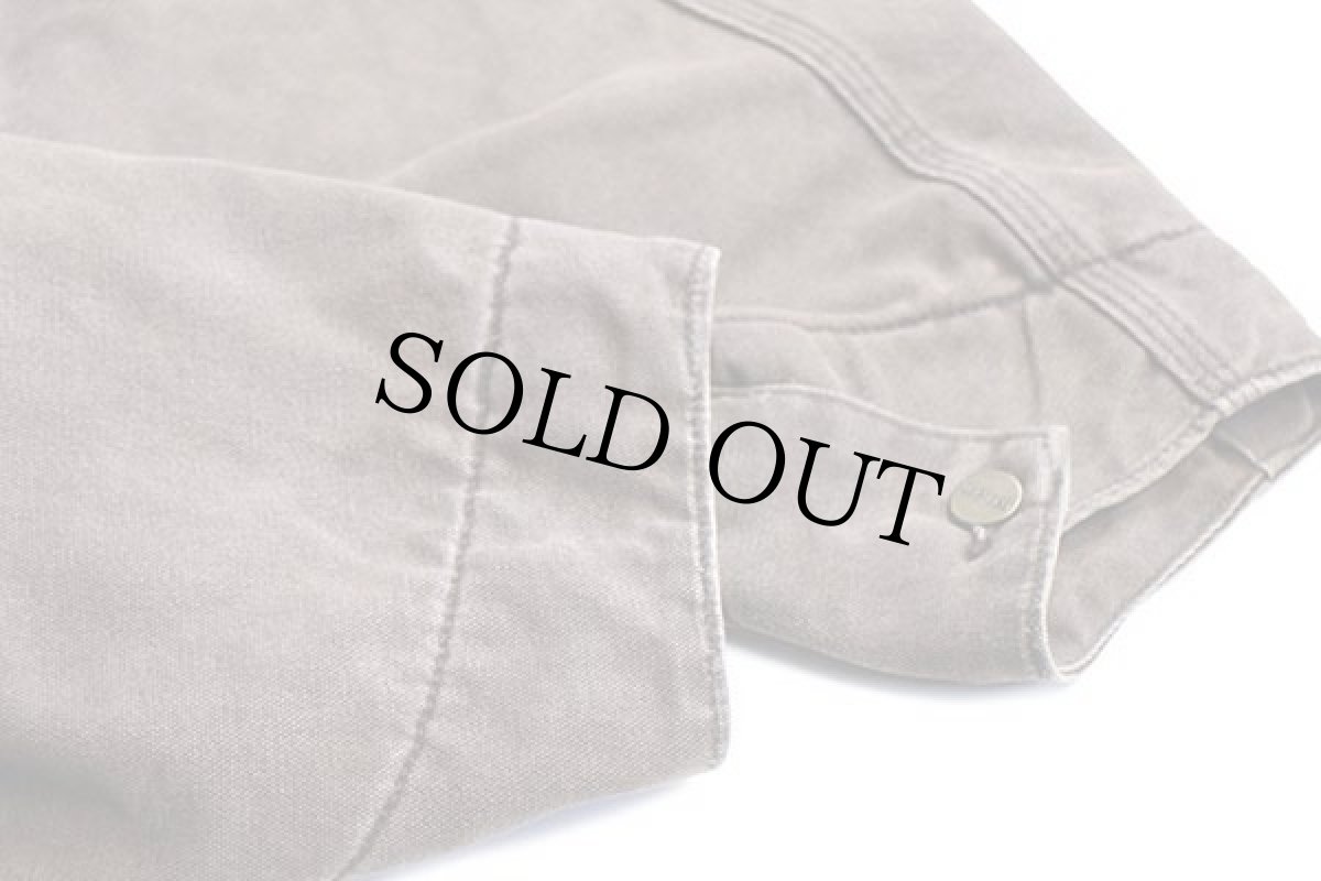 画像6: 00s USA製 carharttカーハート ブランケットライナー ダック地 チョアコート カバーオール 焦げ茶 3XL★特大 (6)