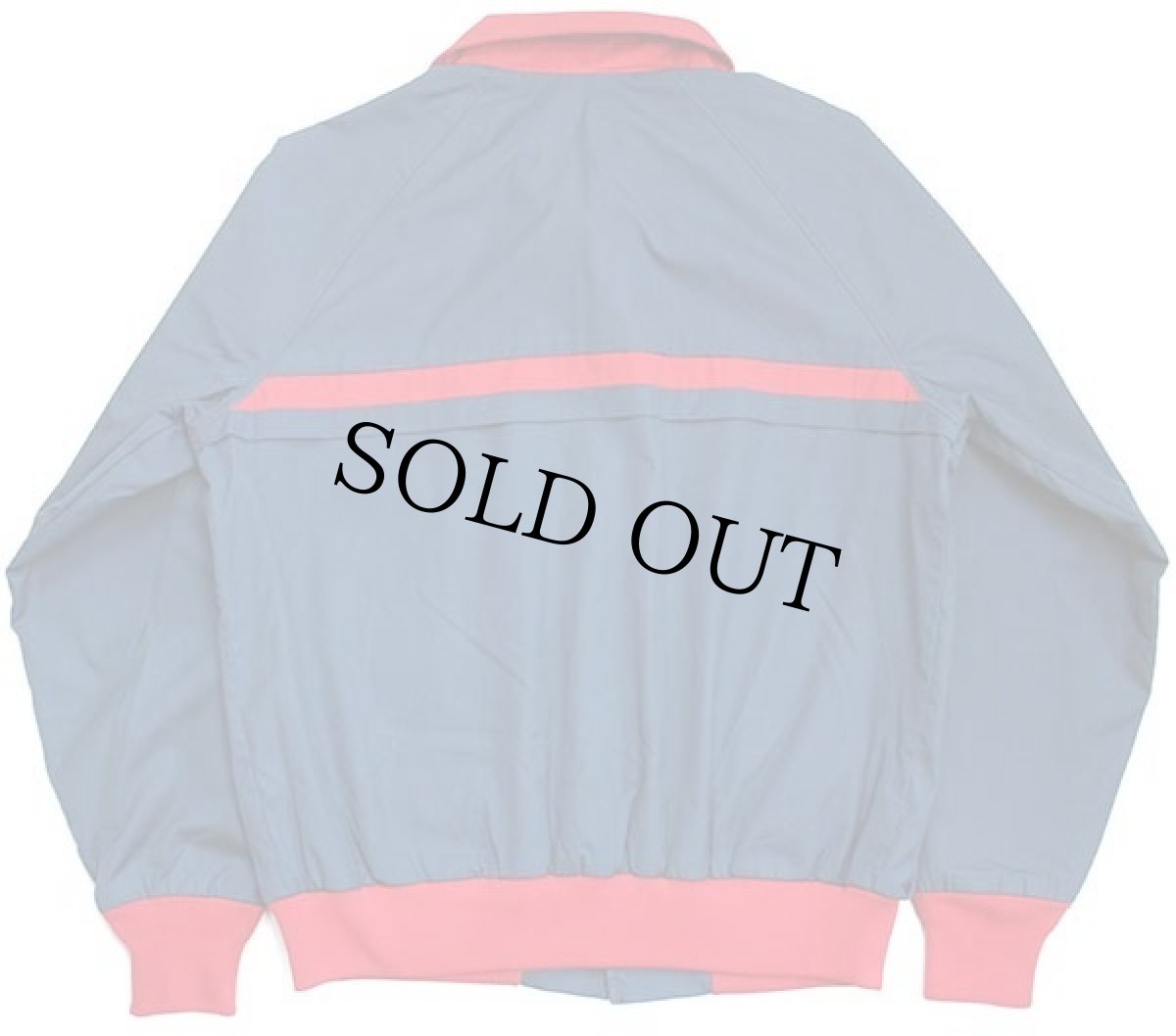 画像2: 70s USA製 Woolrichウールリッチ ツートン 切り替え スタンドカラー ジャケット 紺×赤 M (2)