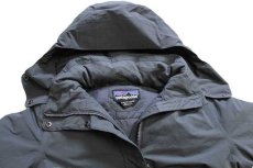 画像3: patagoniaパタゴニア City Storm Parka h2no ナイロン ダウンコート チャコールグレー W-S (3)