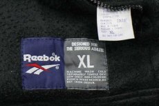 画像9: 90s Reebokリーボック NFL GIANTS 刺繍 リバーシブル プルオーバー ナイロン×フリース パーカー XL (9)