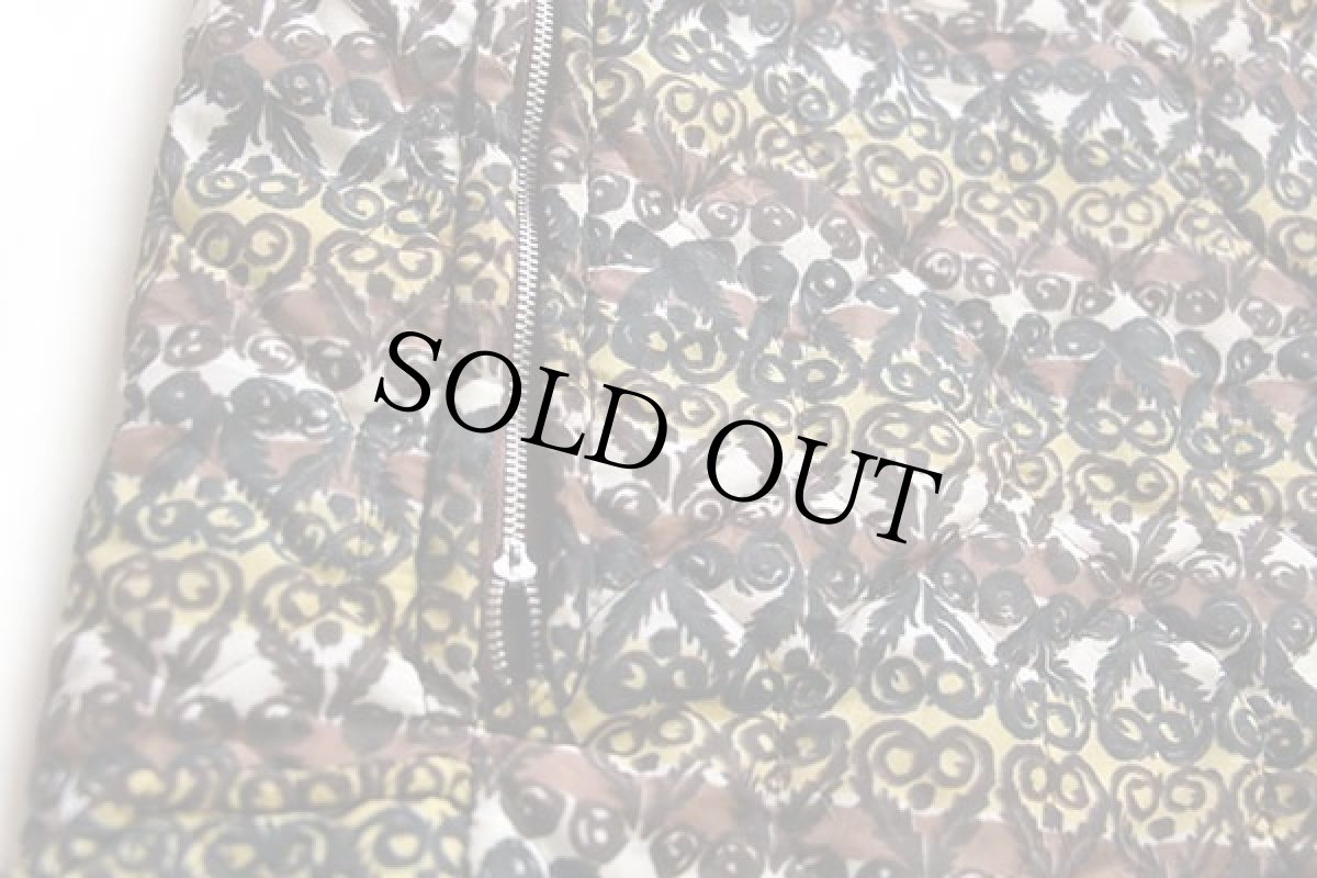 画像4: 60s White Stag 総柄×無地 リバーシブル ナイロン キルティングジャケット (4)