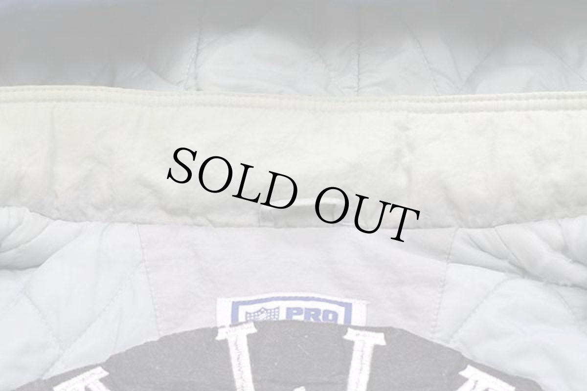 画像9: 90s STARTERスターター NFL DALLAS COWBOYS 刺繍&レタードパッチ付き キルティングライナー ナイロンパーカー 紺 XXXXL★特大 (9)