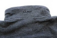 画像4: 90s L.L.Bean ハーフジップ プルオーバー フリース グレー (4)