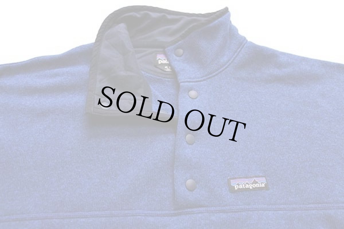 画像3: patagoniaパタゴニア ベターセーター プルオーバー フリース 杢ブルー XL (3)