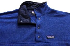 画像3: patagoniaパタゴニア ベターセーター プルオーバー フリース 杢ブルー XL (3)