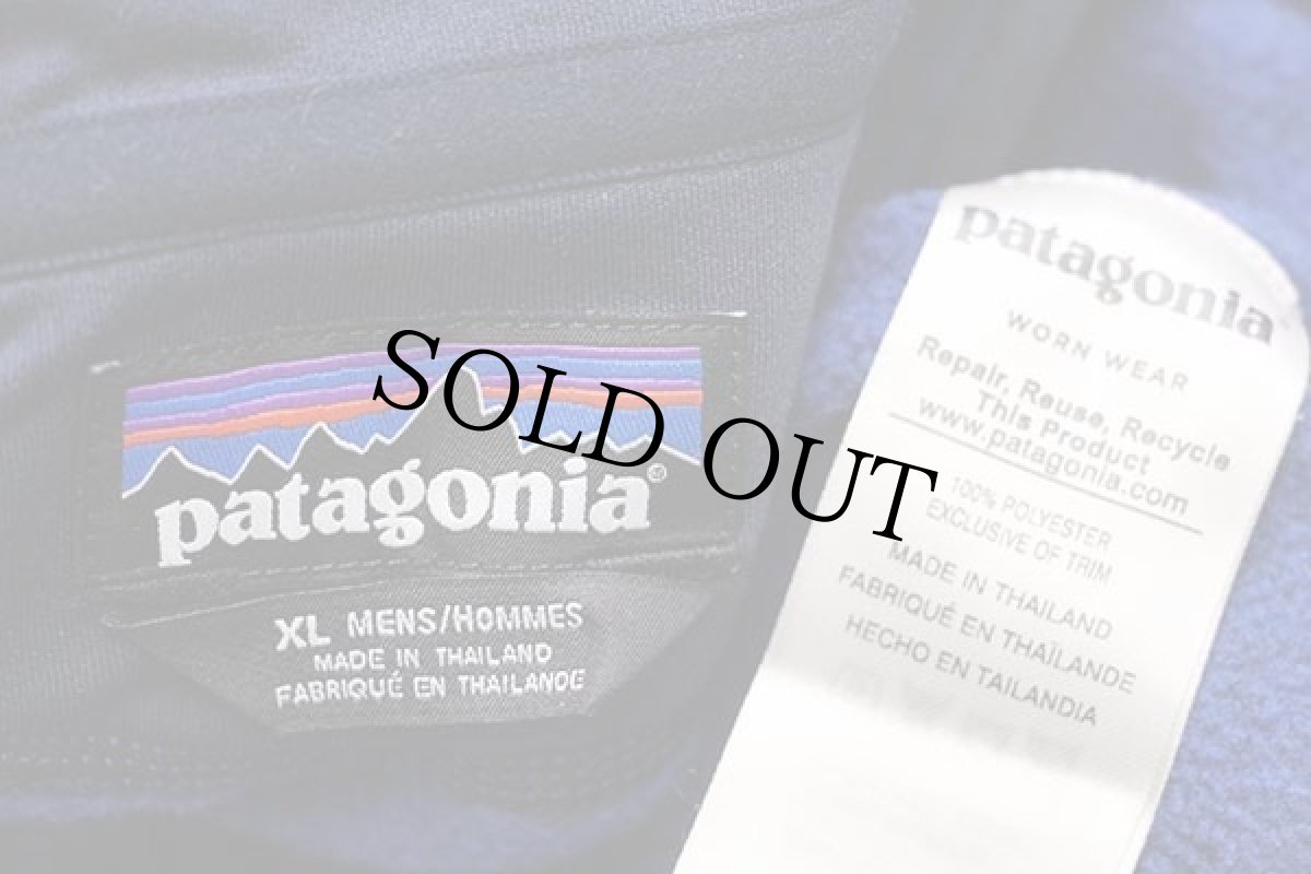画像4: patagoniaパタゴニア ベターセーター プルオーバー フリース 杢ブルー XL (4)