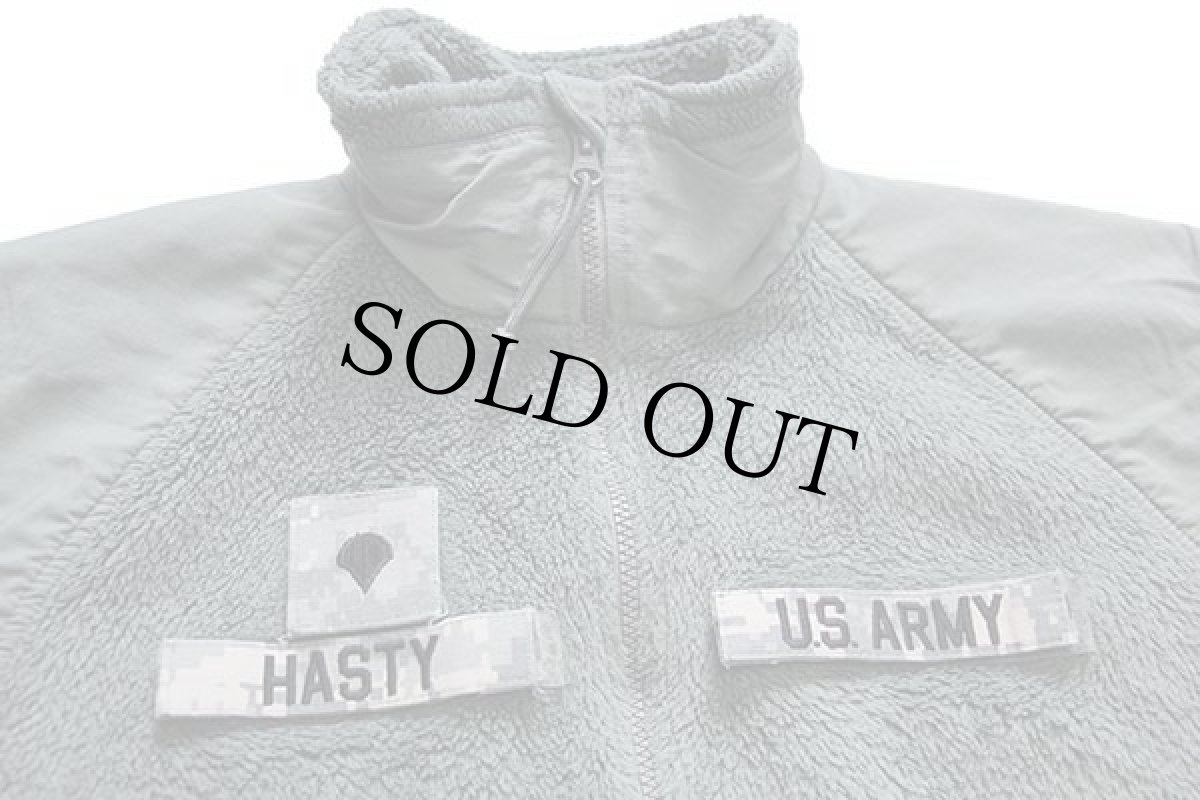 画像3: 13 USA製 米軍 U.S.ARMY パッチ付き ECWCS GEN3 LEVEL3 POLARTEC フリースジャケット フォリアージグリーン S-S (3)