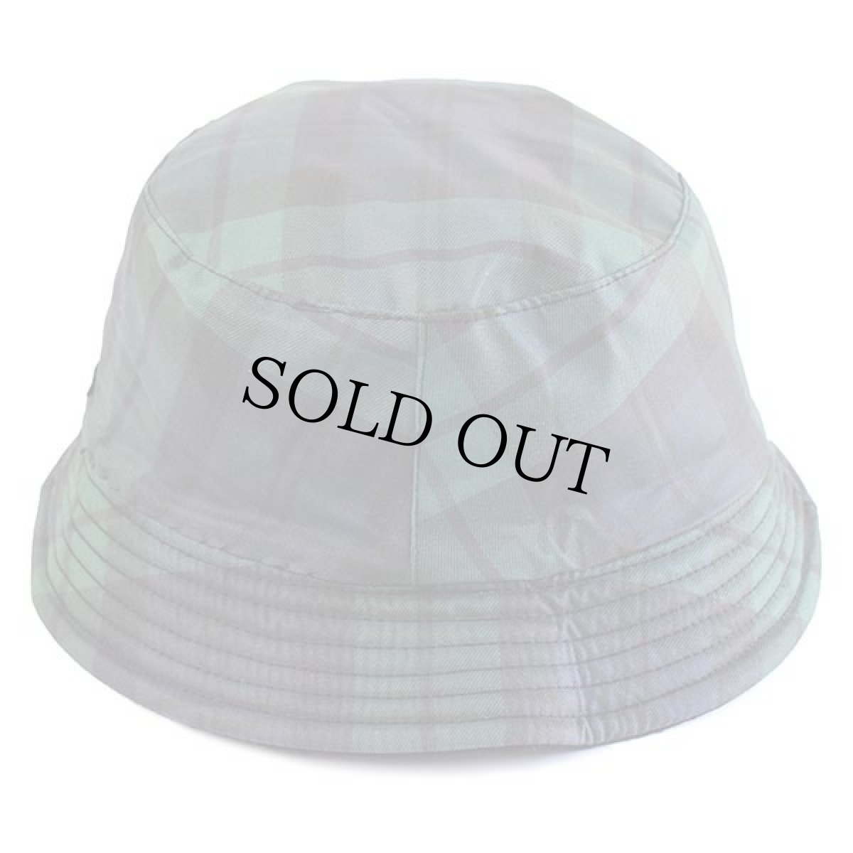 画像3: デッドストック★90s イタリア製 navigare ブラックウォッチ タータンチェック×無地 リバーシブル ナイロン×ウール バケットハット (3)