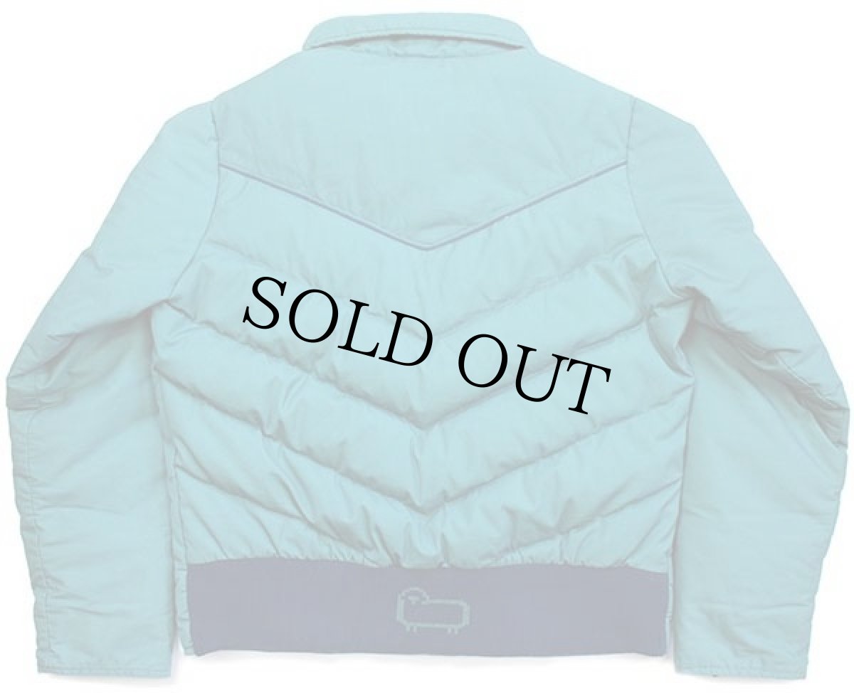 画像2: 70s Woolrichウールリッチ ナイロン ダウンジャケット エメラルドグリーン W-M (2)