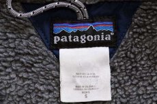 画像4: 00s patagoniaパタゴニア パイル フリースライナー ナイロン インファーノジャケット 薄紺 S (4)