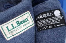 画像4: 80s L.L.Bean polarplus フリースライナー ナイロンジャケット 青 (4)