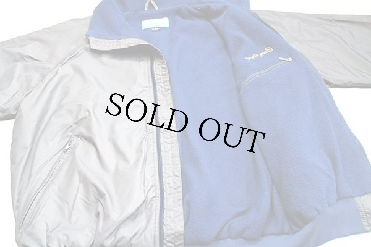 画像5: 80s High Seas Crown Royal刺繍 フリースライナー ナイロンジャケット グレー L (5)