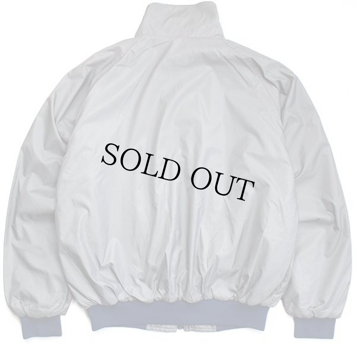 画像2: 80s High Seas Crown Royal刺繍 フリースライナー ナイロンジャケット グレー L (2)