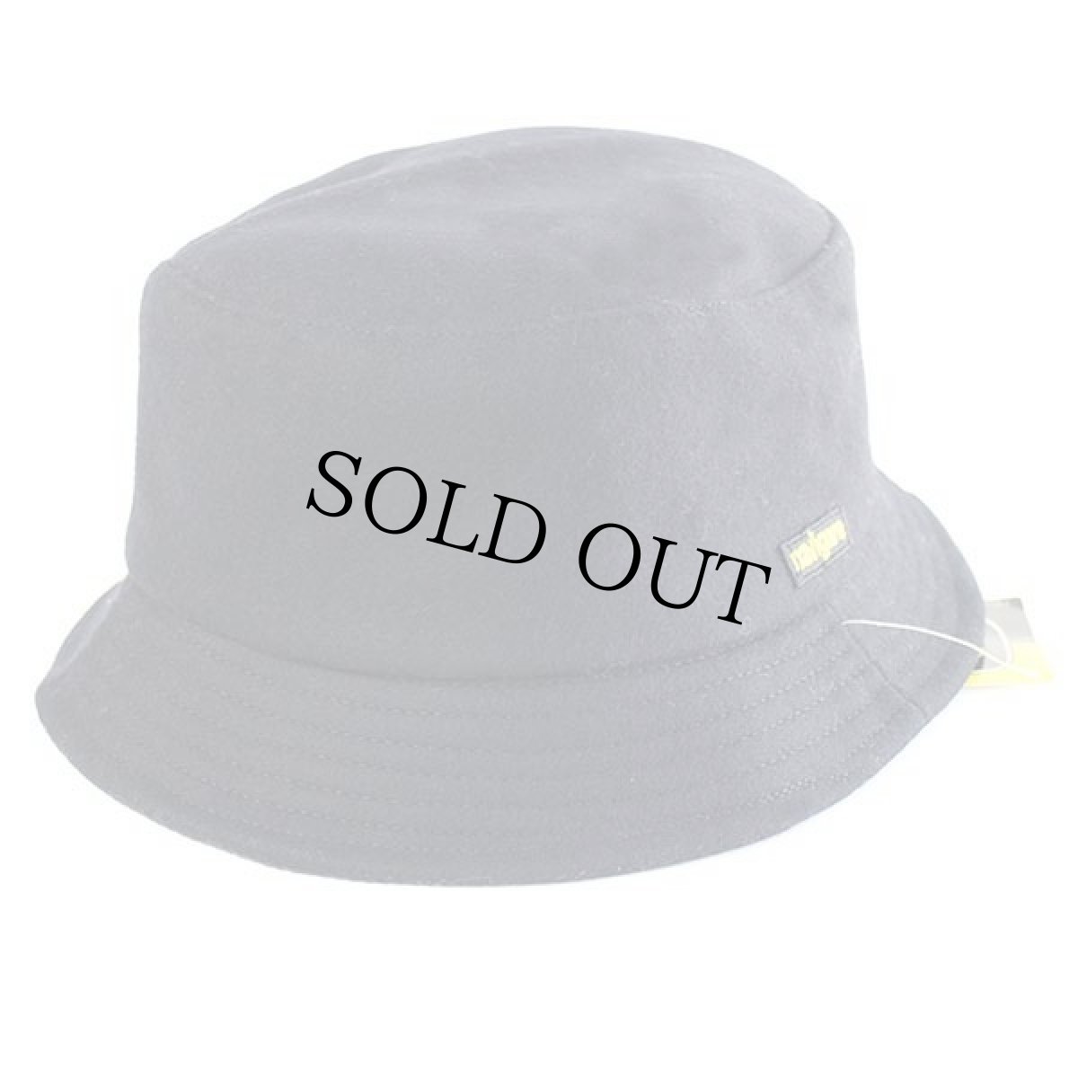 画像5: デッドストック★90s イタリア製 navigare ブラックウォッチ タータンチェック×無地 リバーシブル ナイロン×ウール バケットハット (5)