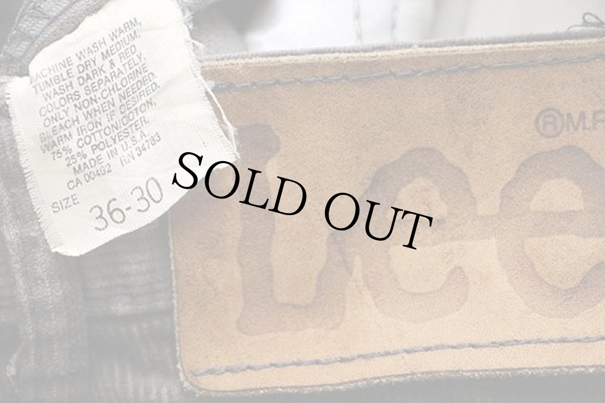 画像6: 80s USA製 Leeリー 200 コーデュロイパンツ グレー w36 L30 (6)