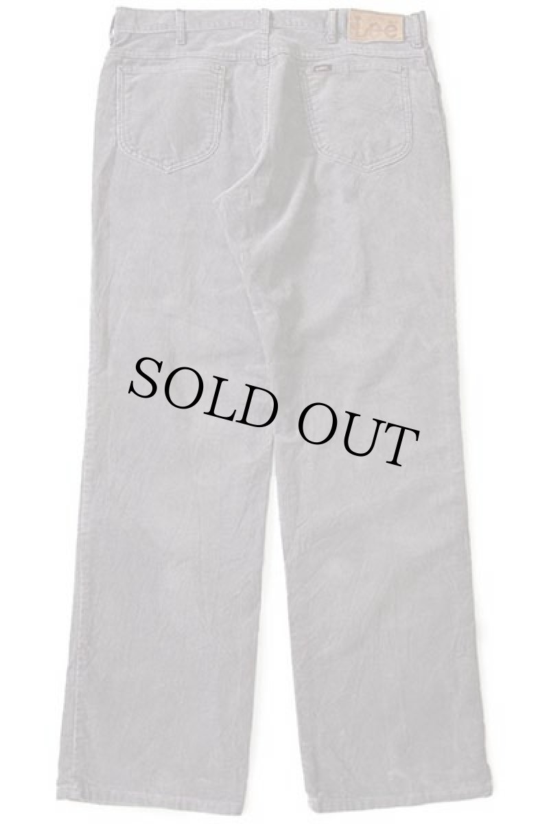 画像3: 80s USA製 Leeリー 200 コーデュロイパンツ グレー w36 L30 (3)