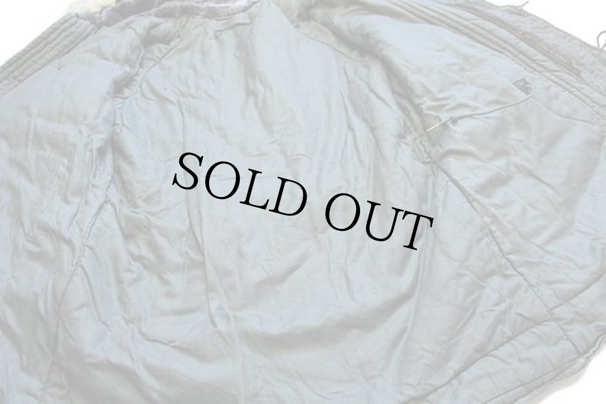 画像6: 80s 米軍 USAF N-3B フライトジャケット セージグリーン S (6)