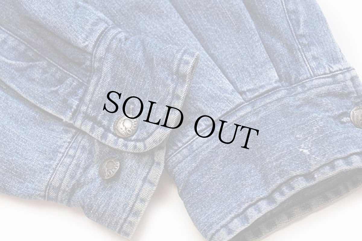 画像7: 90s ORVISオービス ネイティブ柄 ネルライナー デニムシャツ L (7)