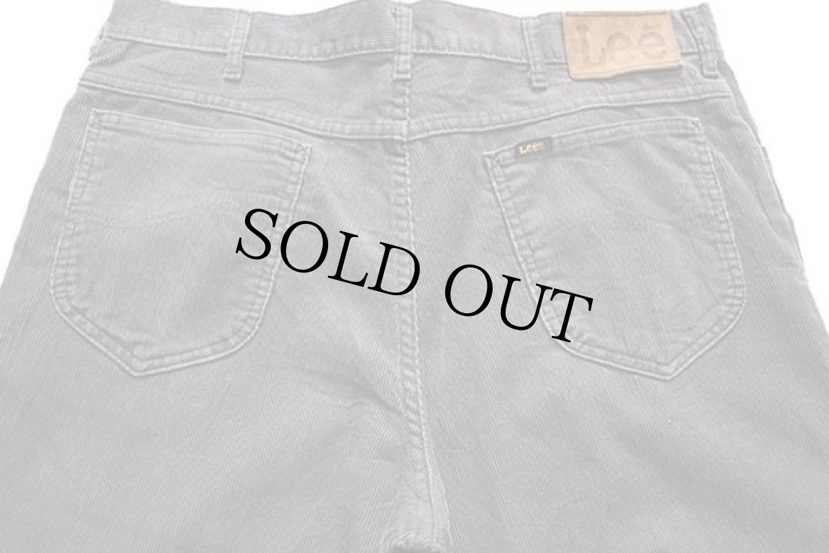 画像5: 80s USA製 Leeリー 200 コーデュロイパンツ グレー w36 L30 (5)